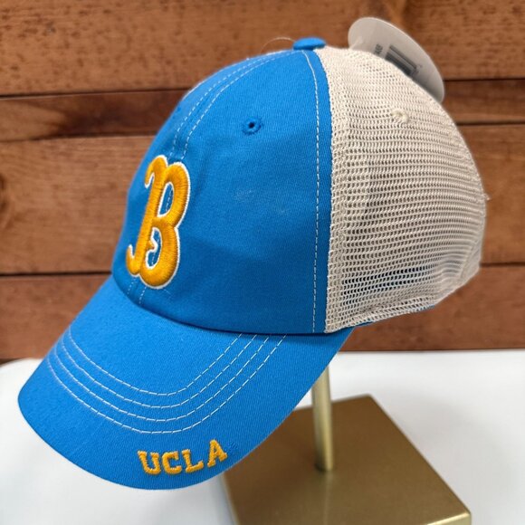UCLA BRUINS One Size Snap Back Cap Hat Mesh Back Embroidered Captivating NWT - Picture 4 of 9